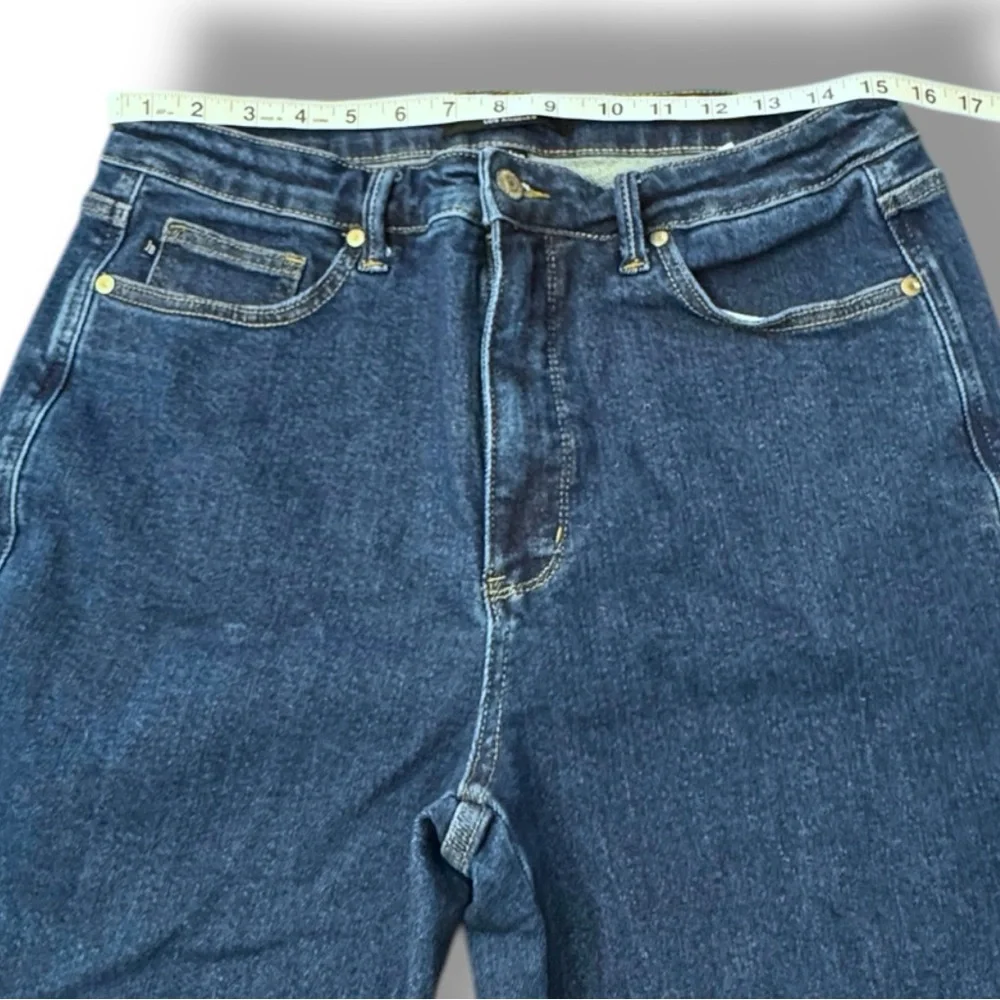 Judy Blue Straight Fit Blue Denim Jeans High Rise JB88575-DK Women’s Size 32 - Picture 4 of 14